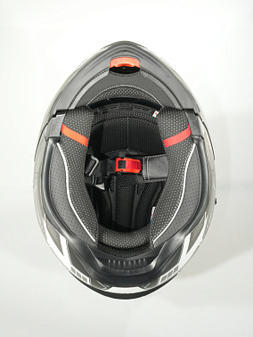 Шлем модуляр HETOSHI FF935 Shogun цв.Черно-серый  Матовый р.S