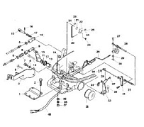 Комплект для дистанционного управления 4-Х ТАКТНОГО ПЛМ MERCURY 5 Серийный номер от 0R000001 до 0R067089