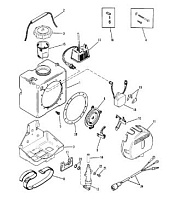 Авто-смесь 2-Х ТАКТНОГО ПЛМ MERCURY 50EO Серийный номер от 9469200 до 9683054