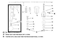 Комплект ручного адаптера (JET 45) 2-Х ТАКТНОГО ПЛМ MERCURY 60 Серийный номер от 0G290585 до 0G589999