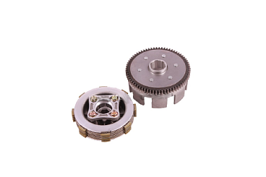 Сцепление в сборе 157FMI (CB125) (4 болта, 5 дисков, 70T)