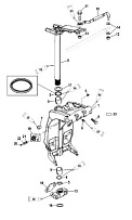 Поворотный кронштейн 4-Х ТАКТНОГО ПЛМ MERCURY 115 Серийный номер от 01B366823 и выше